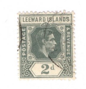 Leeward Islands #107 Used Stamp - CAT VALUE $2.25