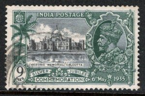 India - King George V - Victoria Memorial, Calcutta - VG Condition # 143 - Used