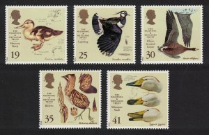 Great Britain Birds Wetlands Trust 5v 1996 MNH SC#1653-1657 SG#1915-1919