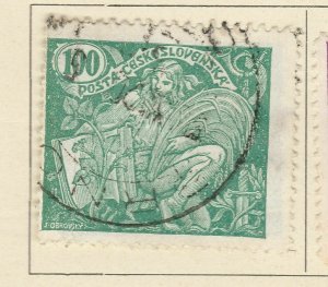 1920 A6P1F79 Czechoslovakia 100h Perf 13 3/4 Used-