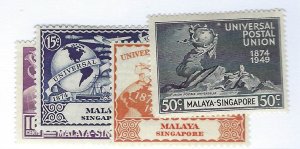 Singapore SC#226-229 Mint F-VF SCV$22.50...Worth a Close look!!