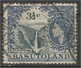 BASUTOLAND, 1962, used 31/2c, Basuto house  Scott 76