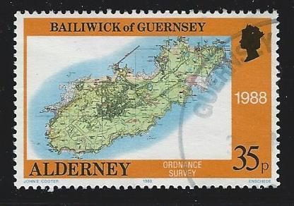 Alderney  used s.c.#  41