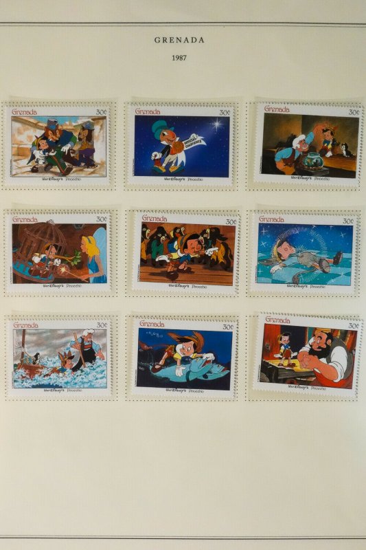 Grenada Mint NH 1980s Disney Stamp Collection