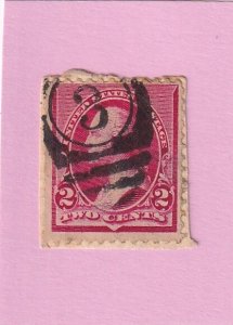 US 220 USED OP FANCY CANCEL CIRCLE 3