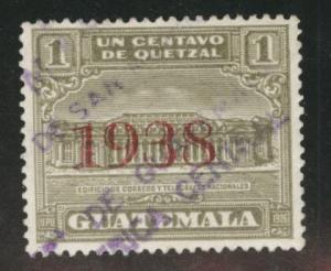 Guatemala  Scott RA9 used  postal tax stamp