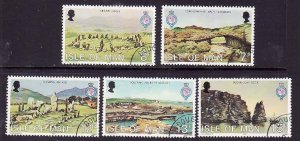 Isle of Man-Sc#163-7- id6-used set-Geographical Society-1980-