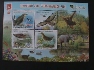 ​KOREA-2010 SC#4907 LOVELY BIRDS-MNH MINI SHEET-VF WE SHIP TO WORLDWIDE.