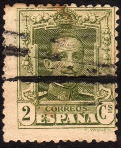 1922, Spain 2c, Used, Sc 331