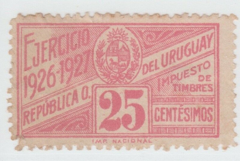 Uruguay Revenue Fiscal stamp 9-25-21 -- Ejercicio