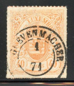 Luxembourg # 25, Used.