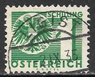 AUSTRIA 1935 1s Postage Due Sc J171 VFU