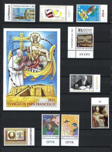 Vatican City 2022 Compete MNH Year Set