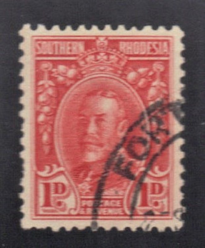 SOUTHERN RHODESIA SCOTT# 17 USED 1p, 1931-37