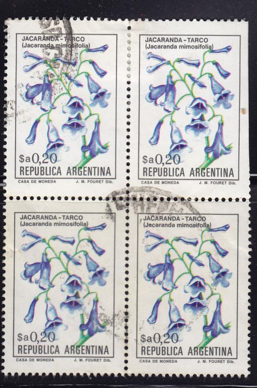 Argentina 1431 Flowers 1983