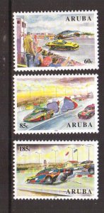 Aruba  #261-263   MNH  2005  drag racing