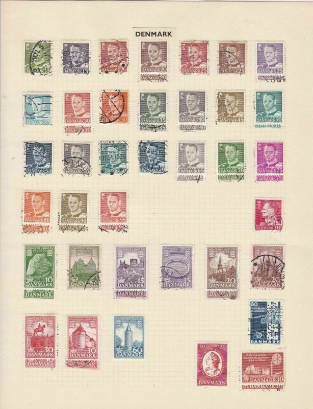 denmark stamps ref r8700