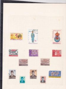 indonesia stamps page ref 16952