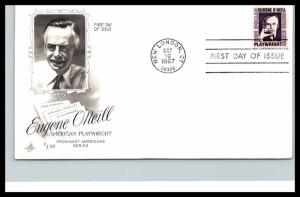 #1294 Eugene O'Neill Dollar Value - Artcraft Cachet
