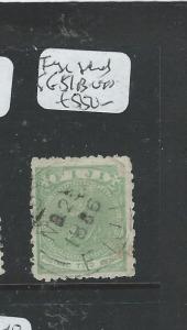 FIJI ISLANDS  (P1306B) SG51B 2D A VERY RARE STAMP  VFU