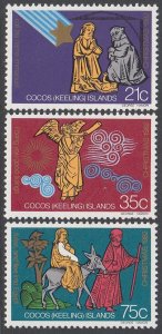 Cocos Islands 104-106 MNH CV $1.45