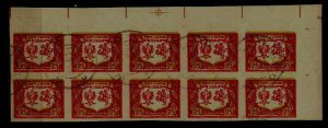 Central Lithuania 54/imperf.used/10x/SCV120