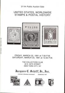 United States, Worldwide Stamps & Postal History, Schiff 211