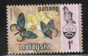 Malaysia - Pahang Scott 74 MH* butterfly stamp