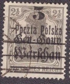Poland 16 1918 Used