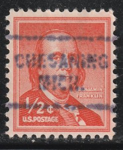 Precancel - Chesaning, MI - PSS 712