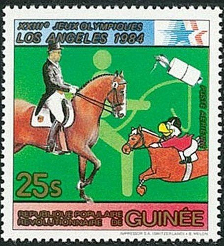 Guinea 1983 Perf. Olympics Games Los Angeles – 1 Full N° 927/32 BL51 - 57