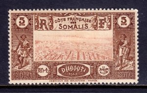 Somali Coast - Scott #176 - MH - Hinge bump - SCV $2.10