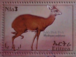 ​ERITREA -2001 SC#352 RARE WILD ANIMALS-MNH S/S -VF WE SHIP TO WORLD WIDE