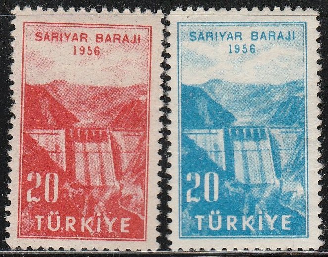 Turkey #1215-1216 MNH Full Set of 2
