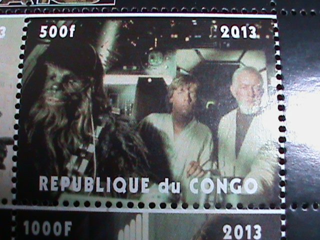 CONGO-2013 FAMOUS MOVIE-STAR WAR MNH S/S SHEET VERY FINE WE SHIP TO WORLD WIDE