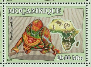 Lizards Chamaeleo Jacksonii Brookesia Varanus Niloticus S/S MNH #2991-2996