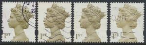 Machin 1st Millennium  SG 2124 / d  SC# MH335 -MH336  Used copies - see details