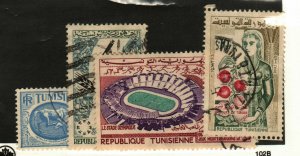 Tunisia #228, 472, 485 used