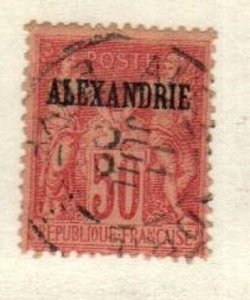 French Offices in Egypt: Alexandria Scott 12a Used [TH1065]