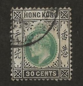 HONG KONG SC# 79  FVF/U 1903