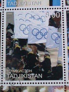 ​ Tajikistan  Stamp:2000-Sydney 2000 opening ceremony CTO full Stamp sheet