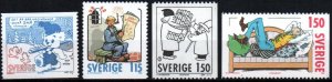 Sweden # 1335 - 1338 MNH