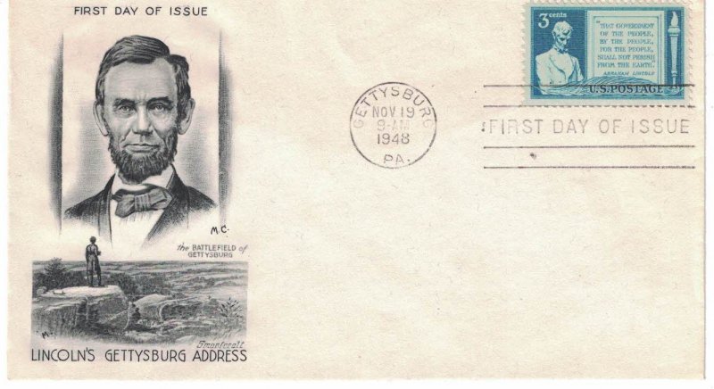 1946-1948 FDC's, Smartcraft cachets (3)