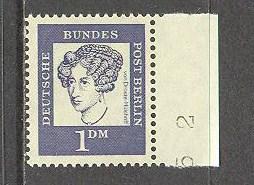 GERMANY BERLIN Sc# 9N189 MNH FVF Annette von Droste Hulshoff