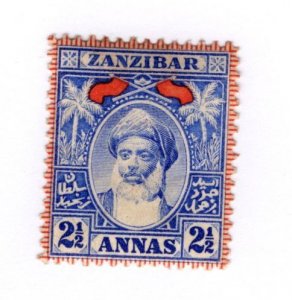 Zanzibar #66 - MH - CAT VALUE $5.75