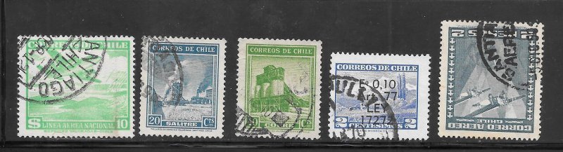 Chile #Z4 Used Mixture 10 Cent Collection / Lot