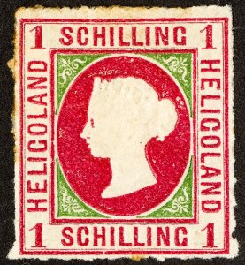 Heligoland Stamps # 2 MH VF Scott Value $225.00