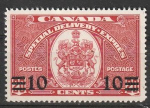 Canada Special Delivery Sc# E9, Mint OG LH VF  (~1720)