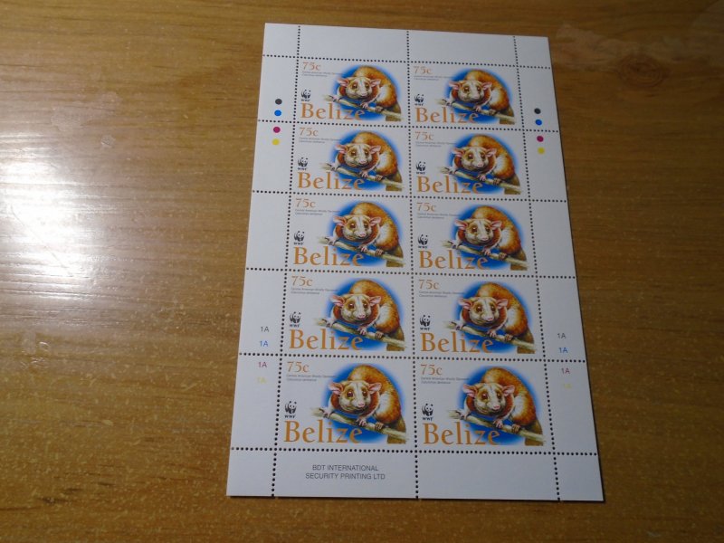 Belize  #  1177-80  MNH  complete sheets