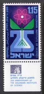 Israel 400 With Tab MNH VF